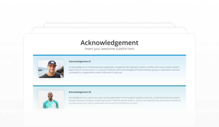 Acknowledgement Featured Image