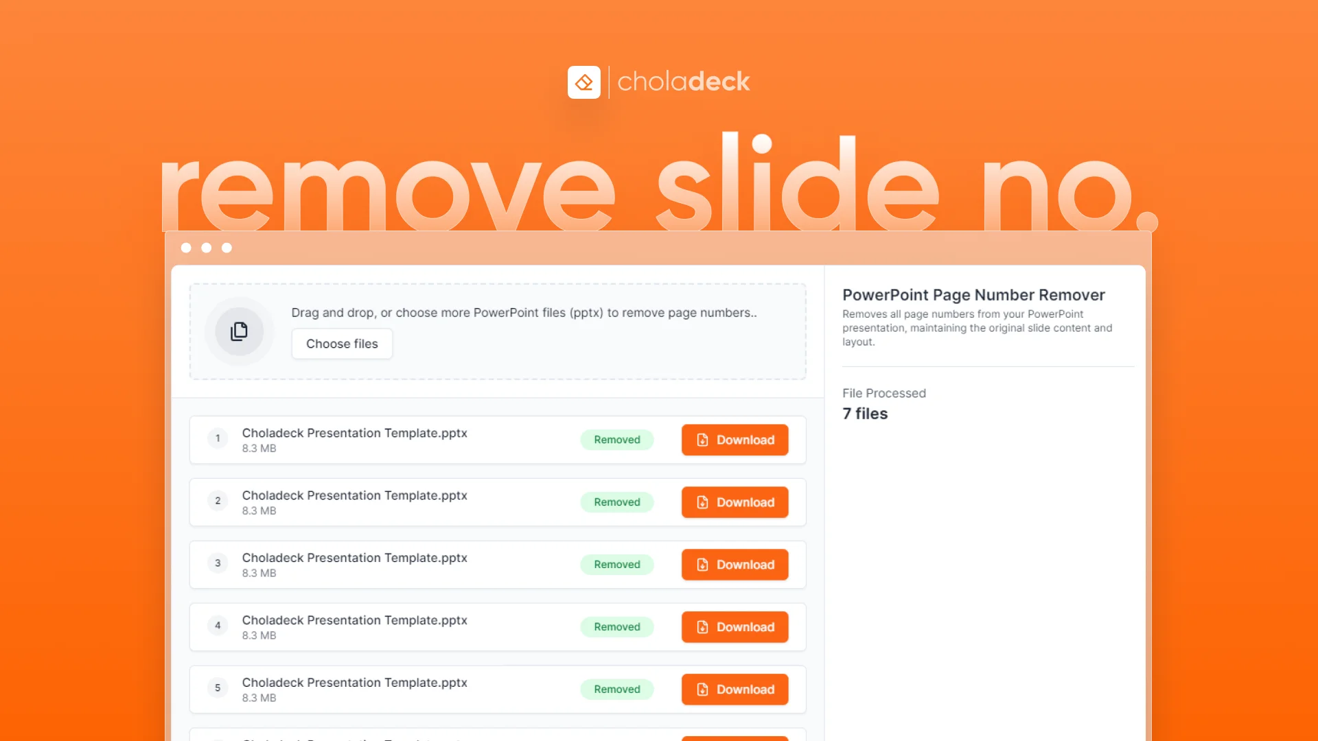 Remove Slide PPT Free Tool