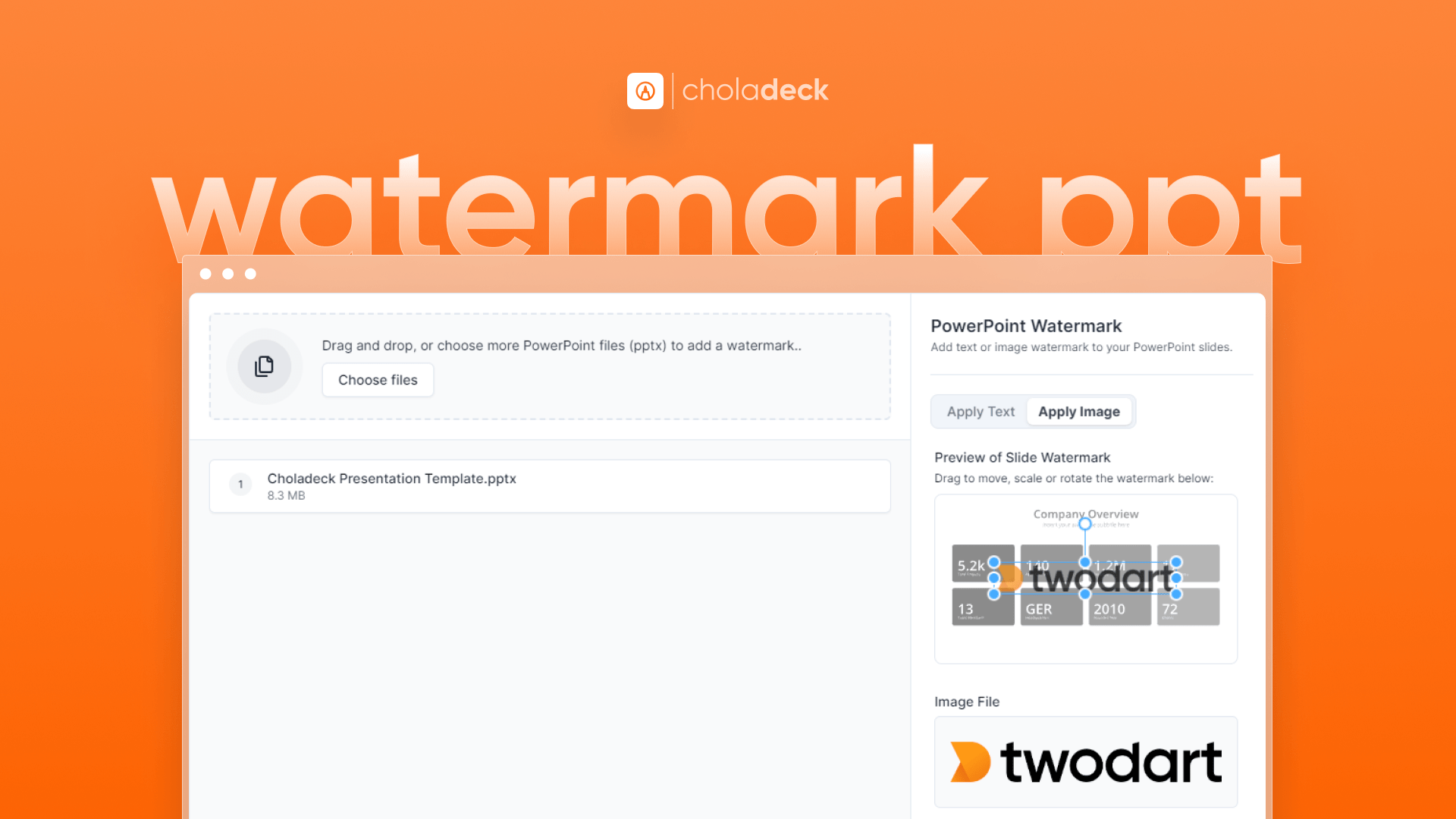 PowerPoint Watermark Tool: Add Watermark in PPT For Free