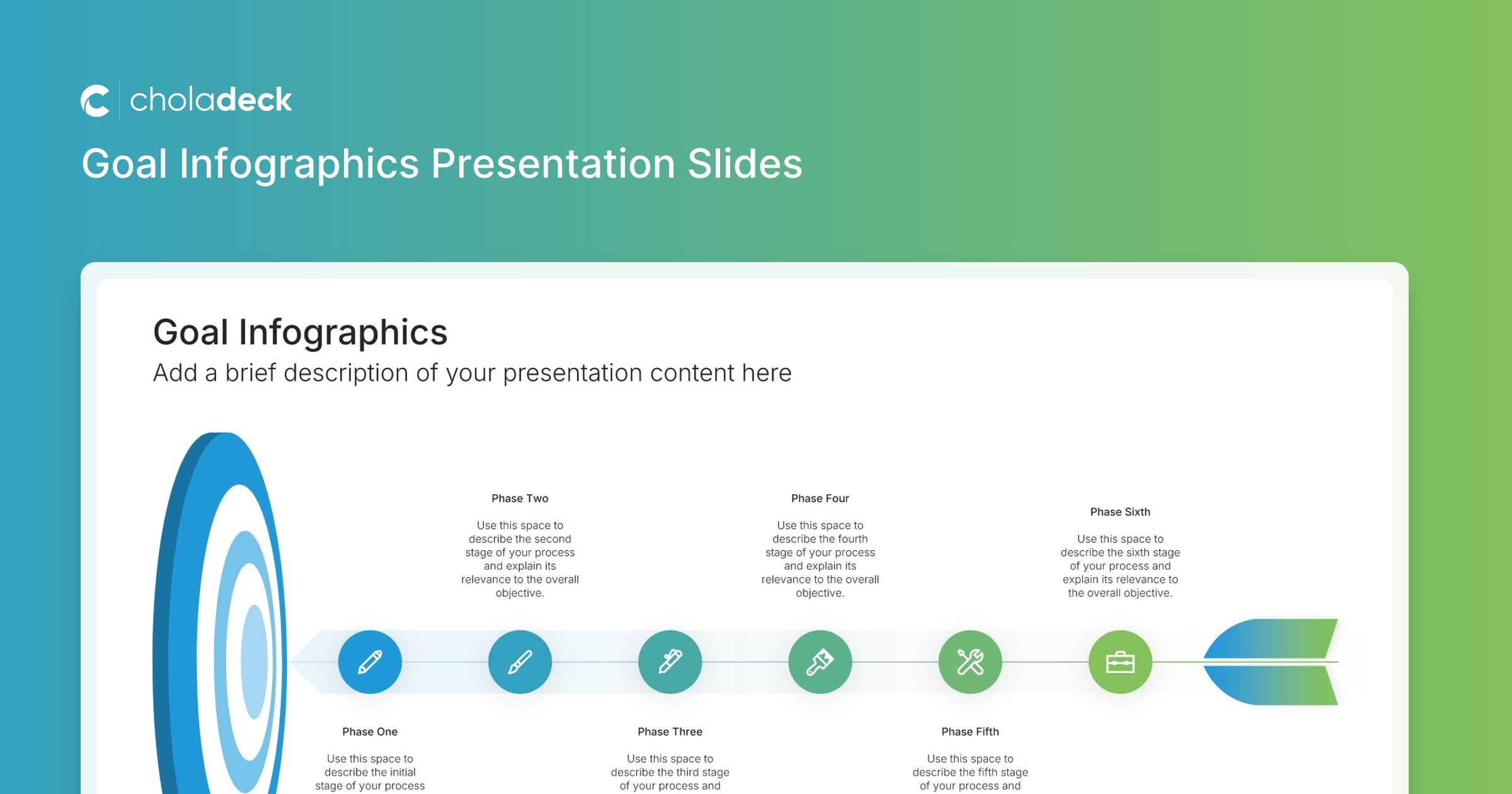 Goal Infographic Slides: Show the Path from Start to Success