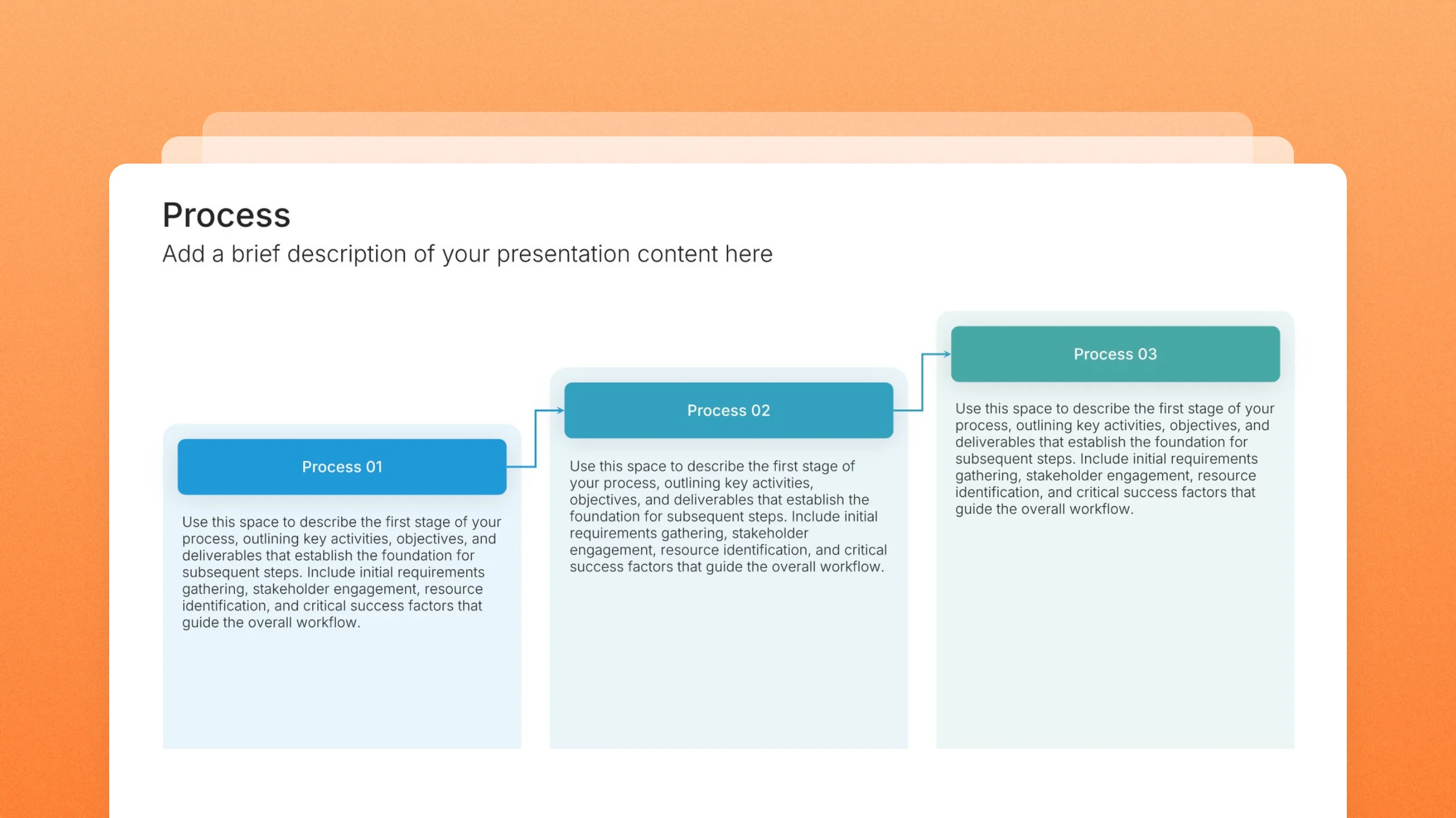 Growth process slides, 33 editable layouts