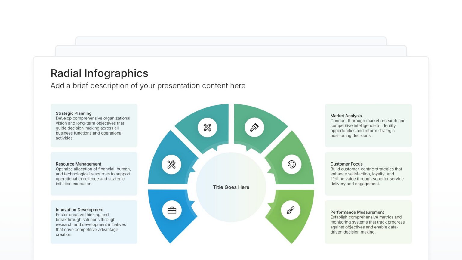 Radial Infographic Slides: Present Ideas in Circular Formats