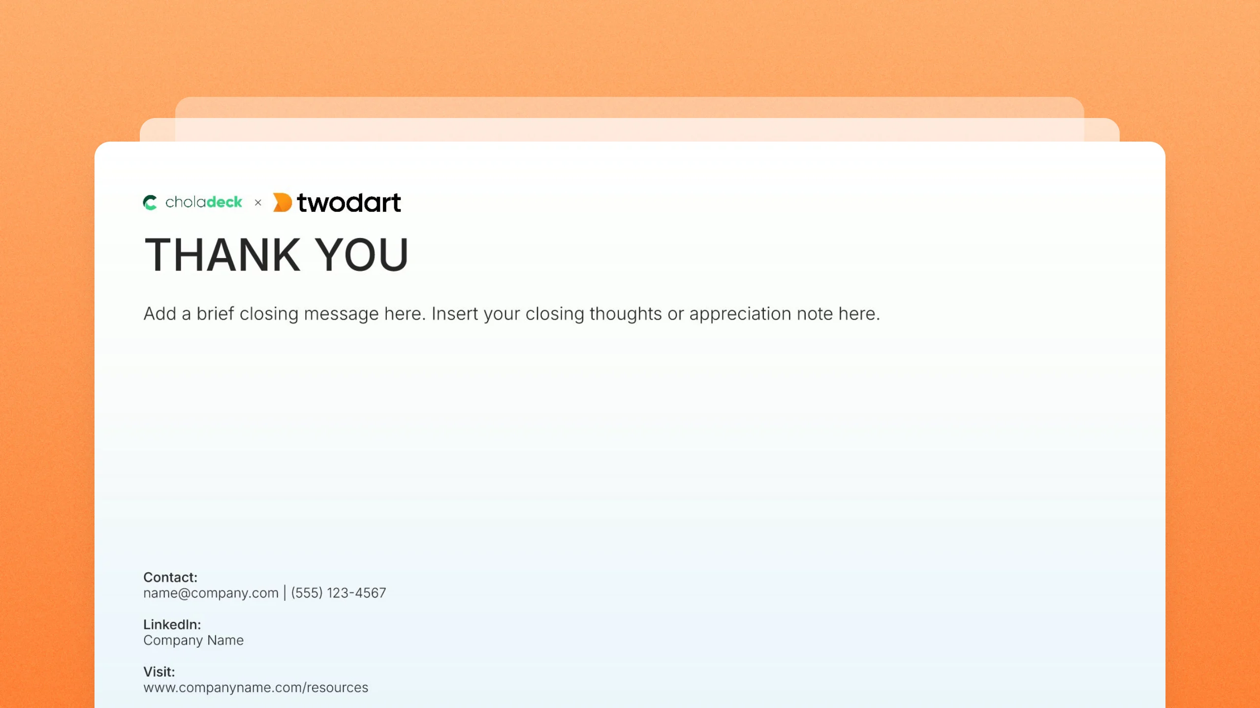 Thank you slide templates, 99 editable layouts