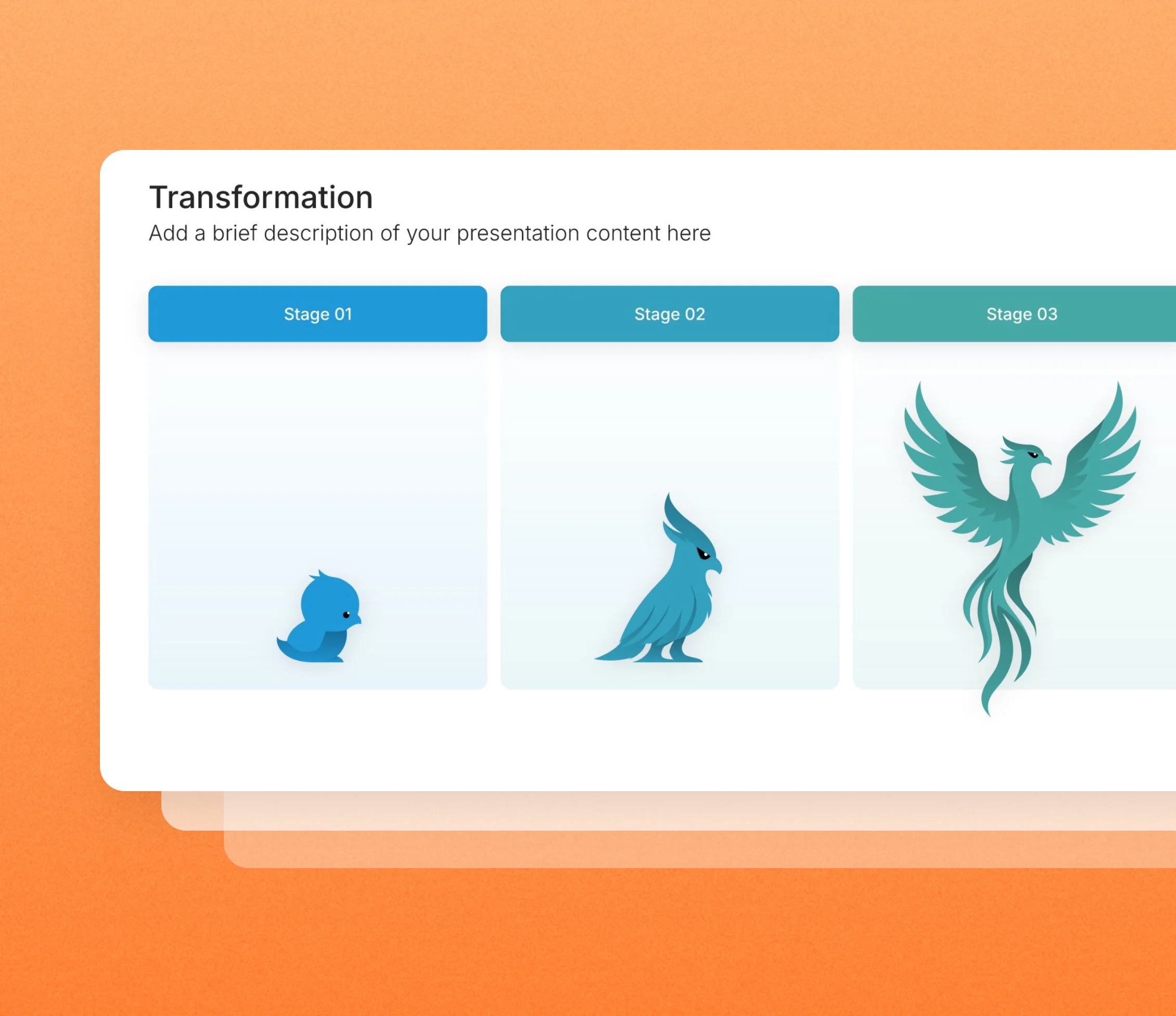 Transformation slides in the Choladeck slide library