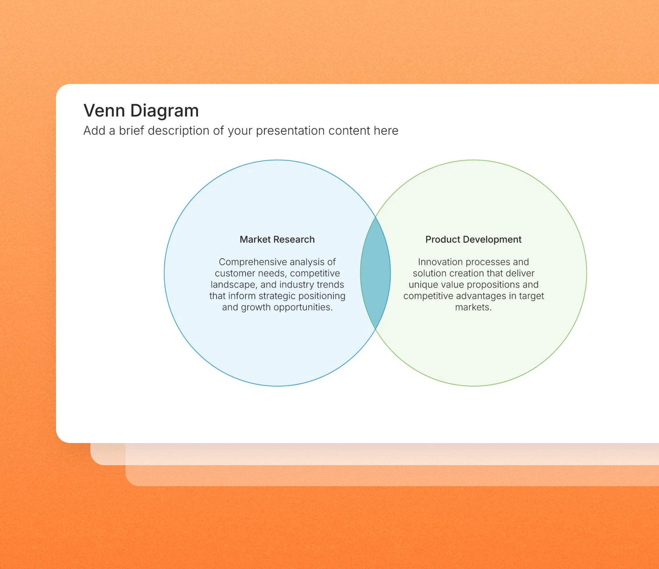 Venn diagram slide templates in the Choladeck slide library