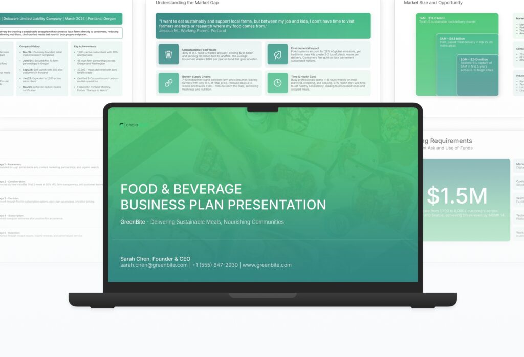Food & Beverage Business Plan Featured Image