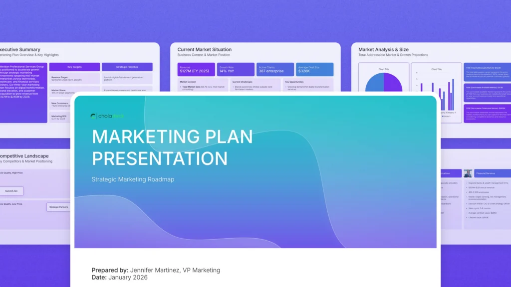 Marketing plan templates