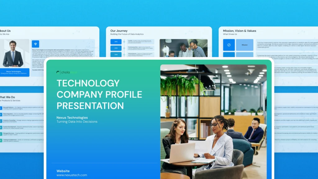 Company profile templates
