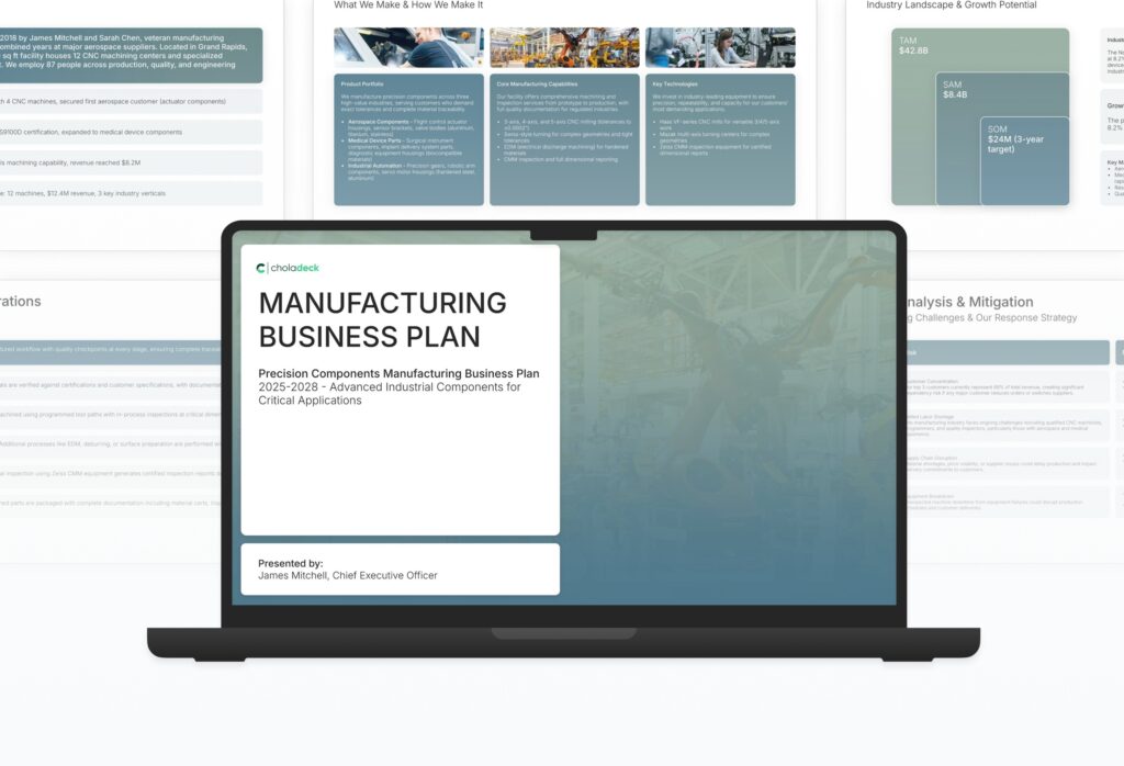 Manufacturing Business Plan Featured Image