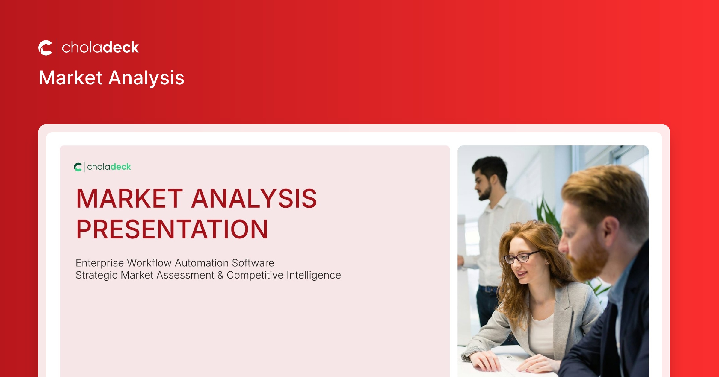 Market Analysis Presentation Template for Strategy